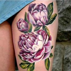 flower tattoo on thigh best tattoo ideas gallery