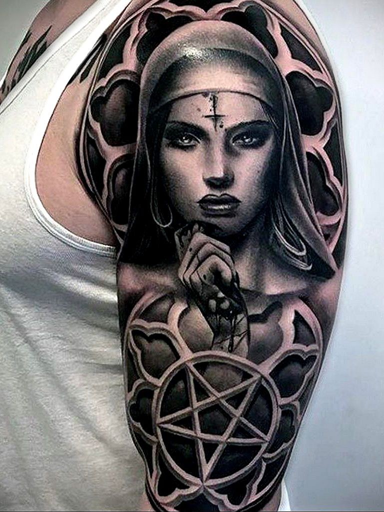 the nun tattoo