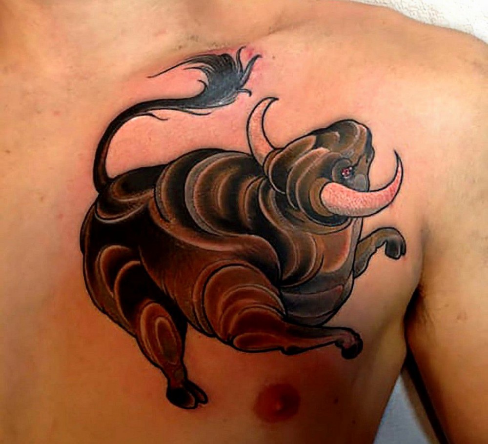 grab it by the horns bull logo