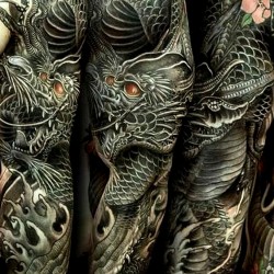50 best dragon tattoos on full sleeve