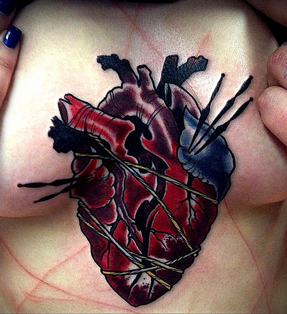 photo tattoo about love drawing heart 03022020